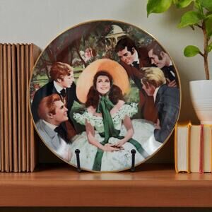 Scarlett And Her Suitors 1988 Collector Plate Howard Rogers MGM with Box